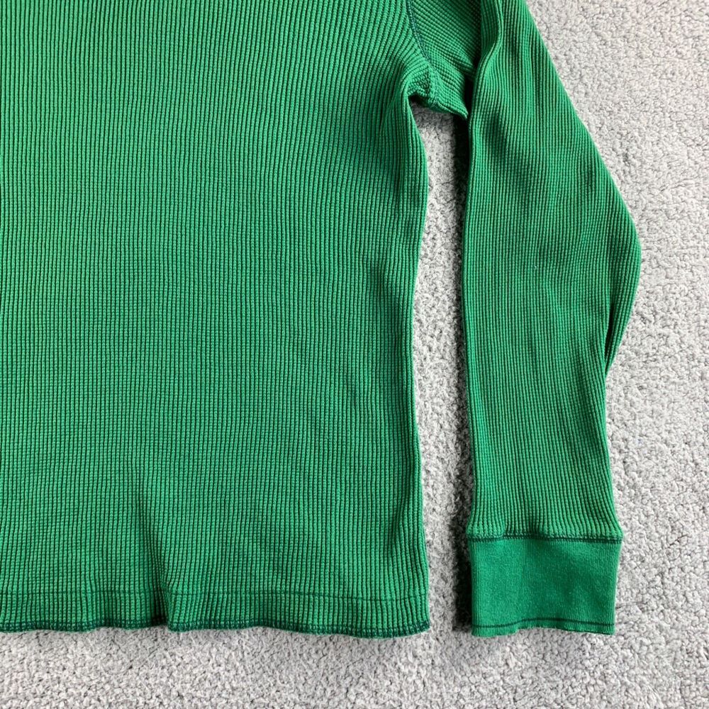 NEW Aeropostale T Shirt Mens 3XL Green Thermal Waffle Knit Pullover Heavyweight - Picture 11 of 16